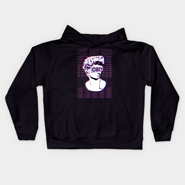 OBEY GREECE Kids Hoodie by Forfeit Club